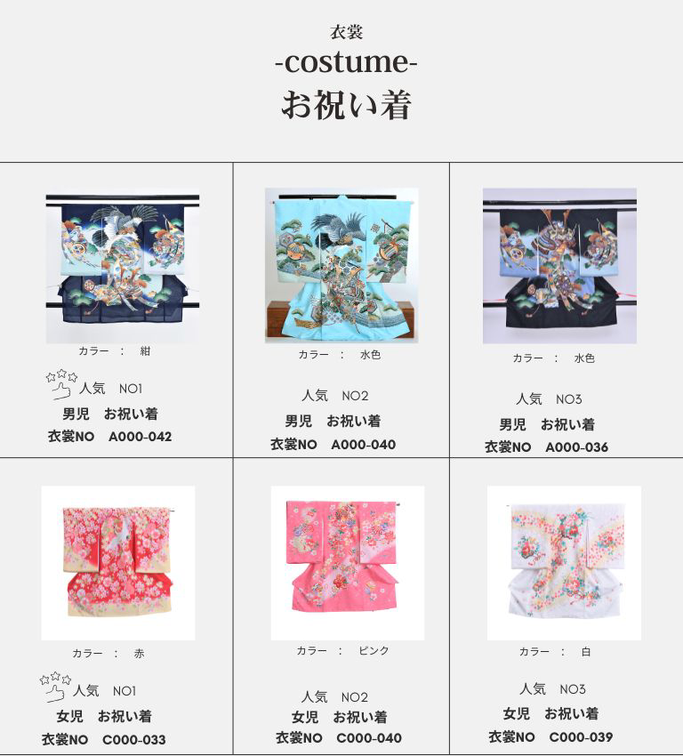 お宮参りお祝い着