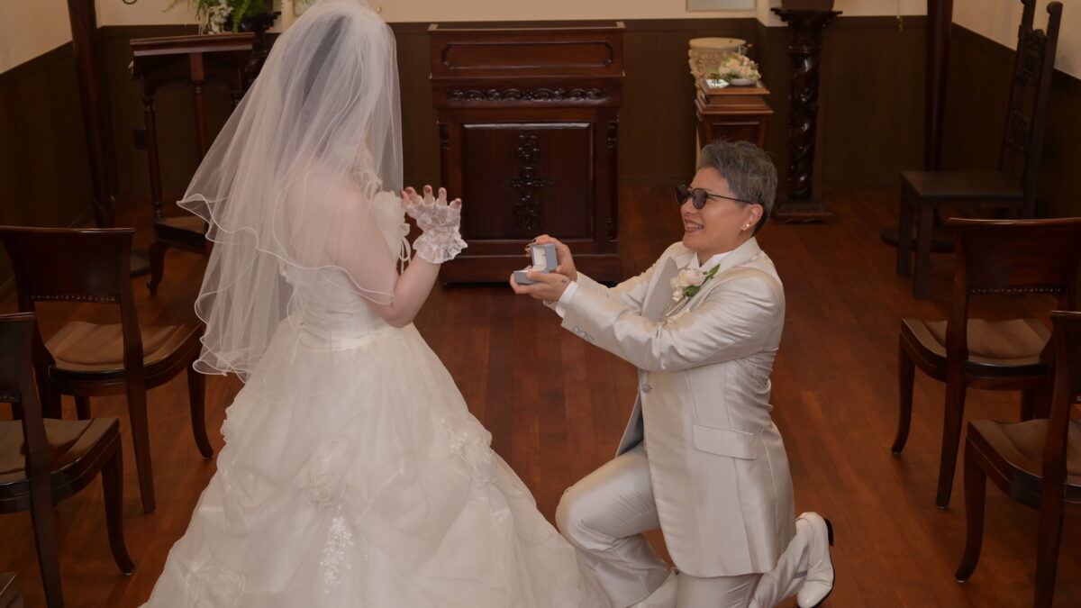 同性カップルのフォトウエディングなら木更津写楽館へ